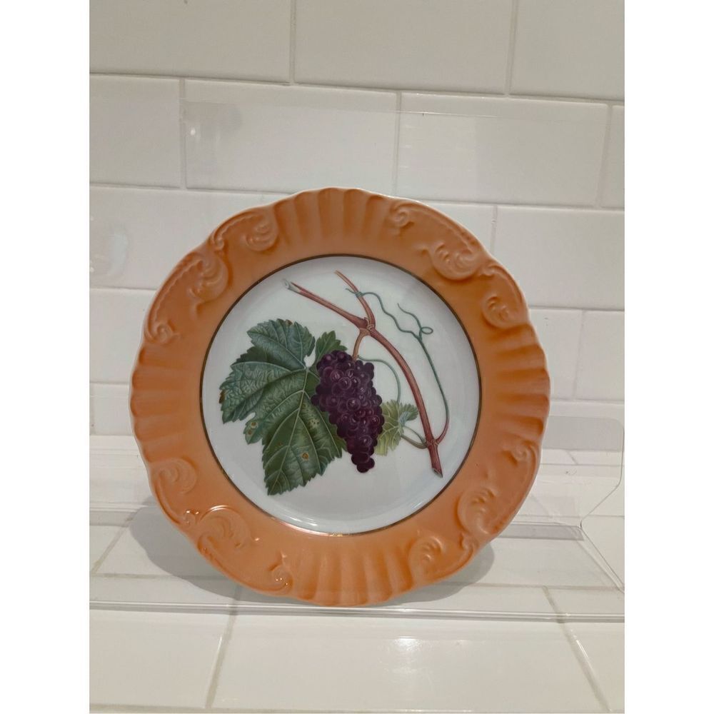 Mottahedeh Portugal Summer Fruits Dessert Plate